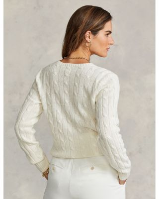 Cable Knit Cashmere Sweater