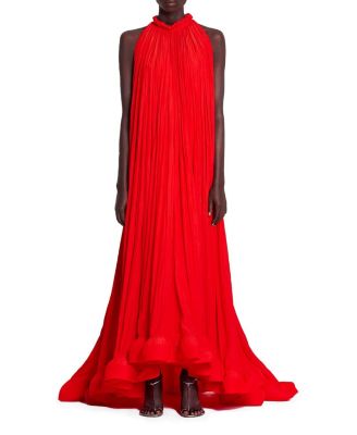 Lanvin - Long Charmeuse Tribute Dress