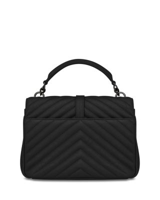  College Mini Handbag in Quilted Suede