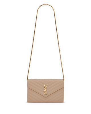 Saint Laurent Classic Cassandre Chain Wallet