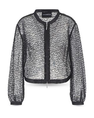 Sheer Sequin Jacket