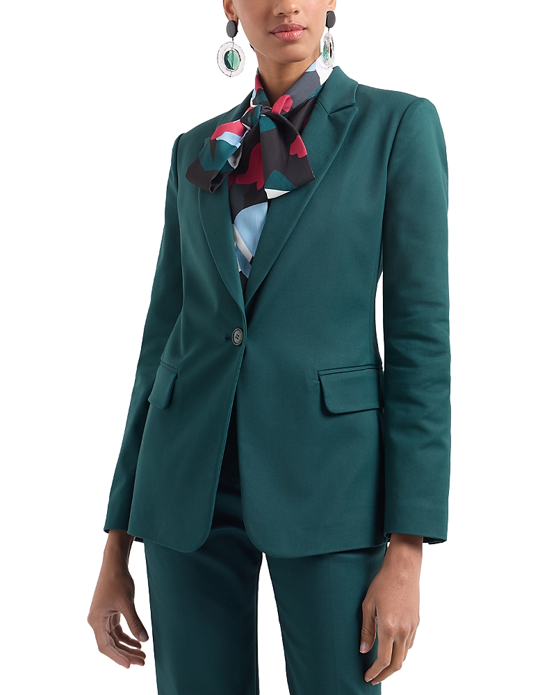 EMPORIO ARMANI SINGLE BUTTON BLAZER