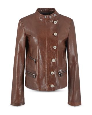Emporio Armani Leather jacket レザー　ジャケット EMPORIO ARMANI - Leather Jacket Emporio Armani