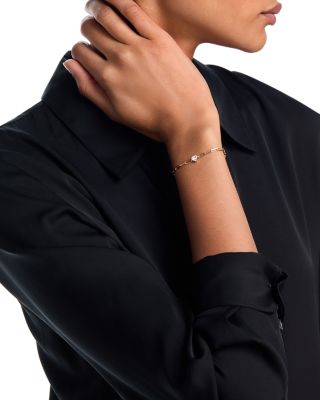 14K Yellow Gold Heart Lab Grown Diamond Paperclip Bracelet