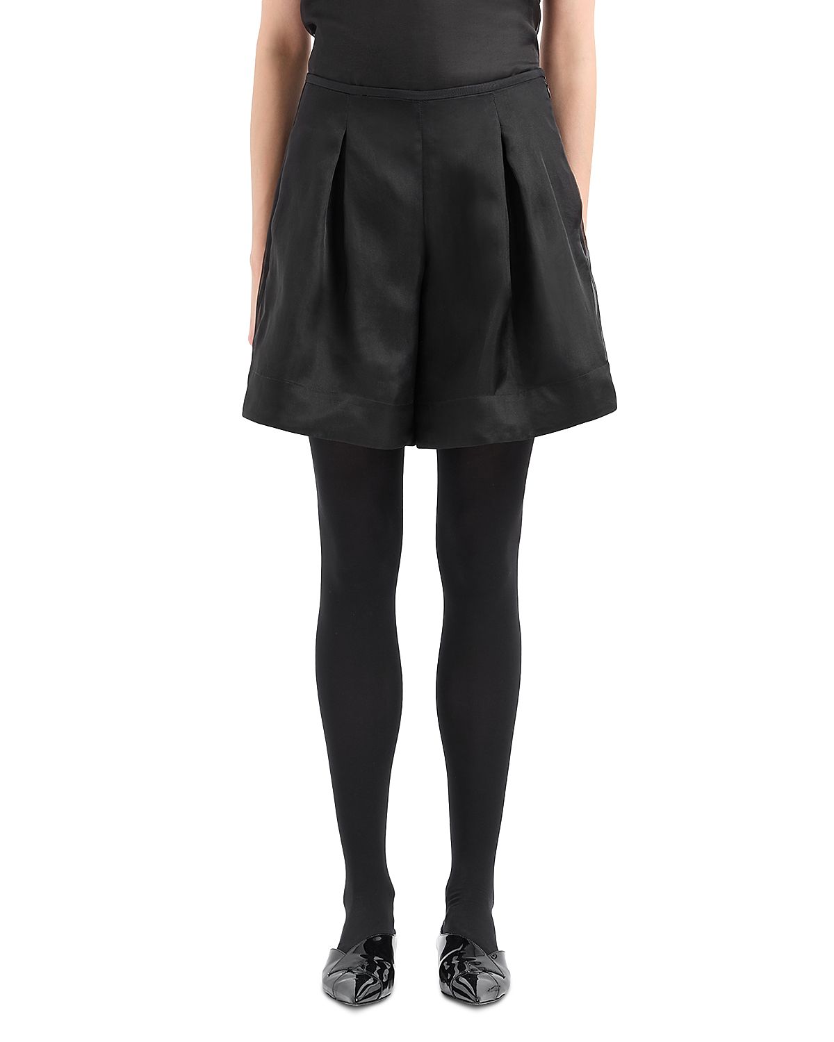 Emporio Armani Silk Organza Shorts