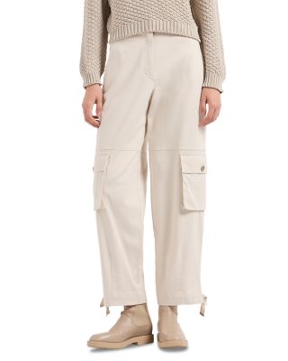 Emporio Armani Stretch Cotton Gabardine Trousers with Carpenter Pockets