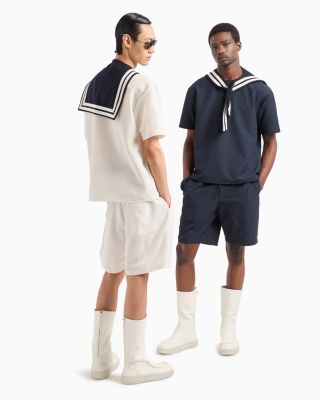 Super Lightweight Technical Seersucker Bermuda Shorts