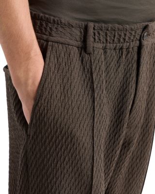 3D Effect Virgin Wool Stretch Jersey Trousers