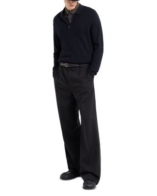 Cotton Jersey Hexagon Jacquard Regular Fit Polo Shirt