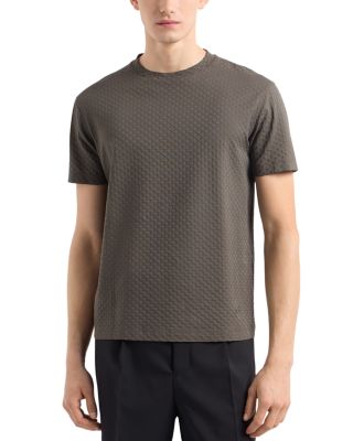 Cotton Jersey Diamond Jacquard Tee