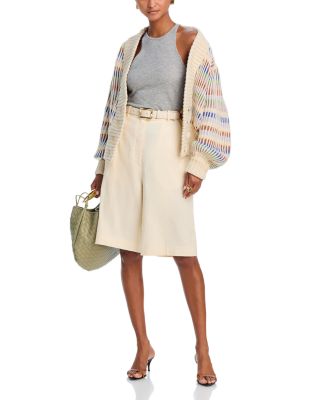 Bold Stitch Knit Cardigan    