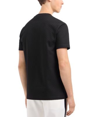 Cotton Jersey Diamond Jacquard Tee
