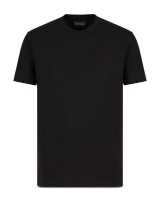 Cotton Jersey Diamond Jacquard Tee