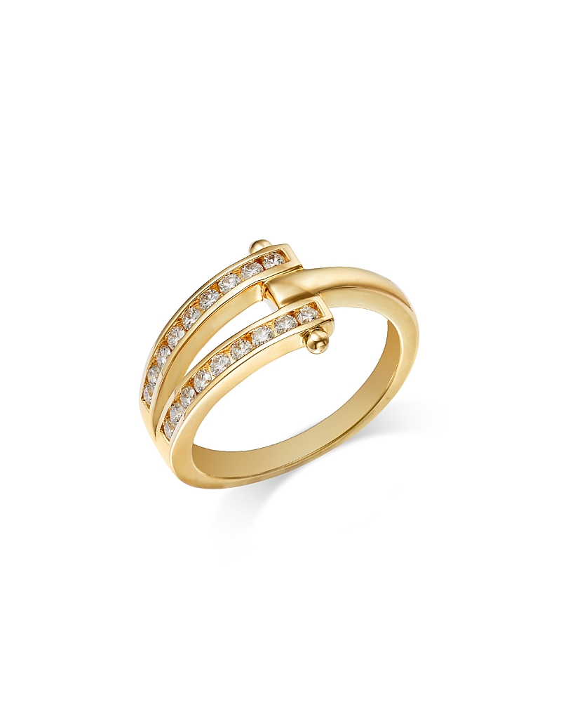 Bloomingdale's Fine Collection 14k Yellow Gold Diamond Stack Ring, 0.38 Ct. T. W. In Gold