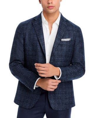 Bouclé Plaid Unstructured Regular Fit Sport Coat - Exclusive