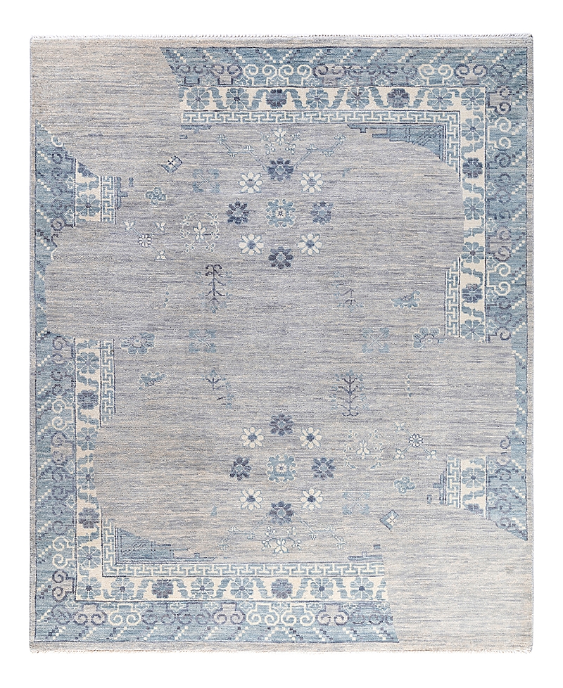 Bloomingdale's Indo Modern M6874 Area Rug, 8'1 X 9'8 In Gray