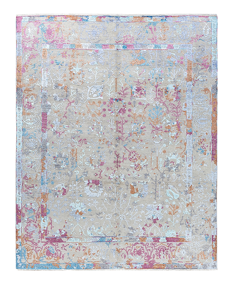 Bloomingdale's Indo Ikat M8423 Area Rug, 7'10 X 10' In Gray