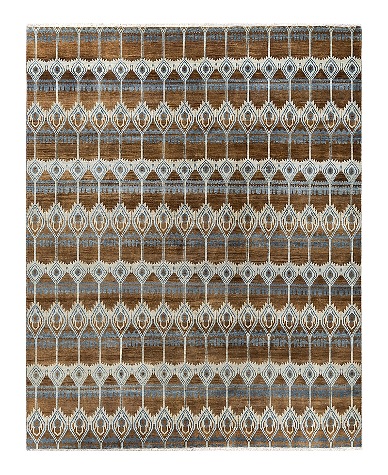 Bloomingdale's Indo Ikat M6012 Area Rug, 8'2 X 10'2 In Brown