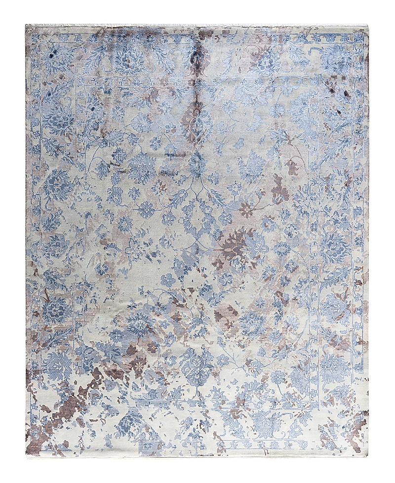Bloomingdale's Indo Ikat M7112 Area Rug, 8'3 X 10'3 In Gray