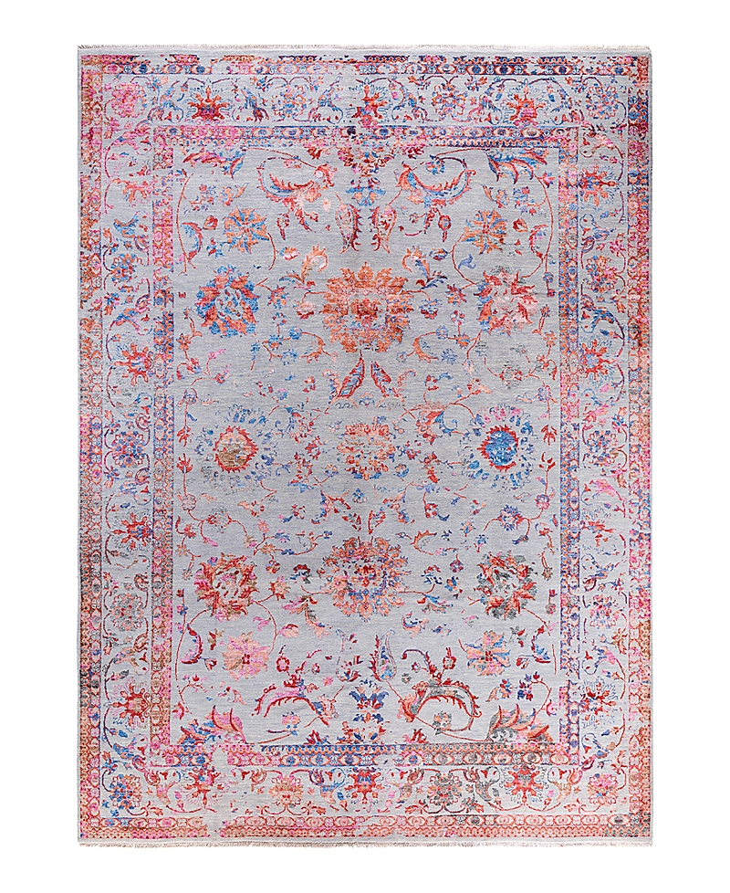 Bloomingdale's Indo Ikat M7674 Area Rug, 9'3 X 12'4 In Gray