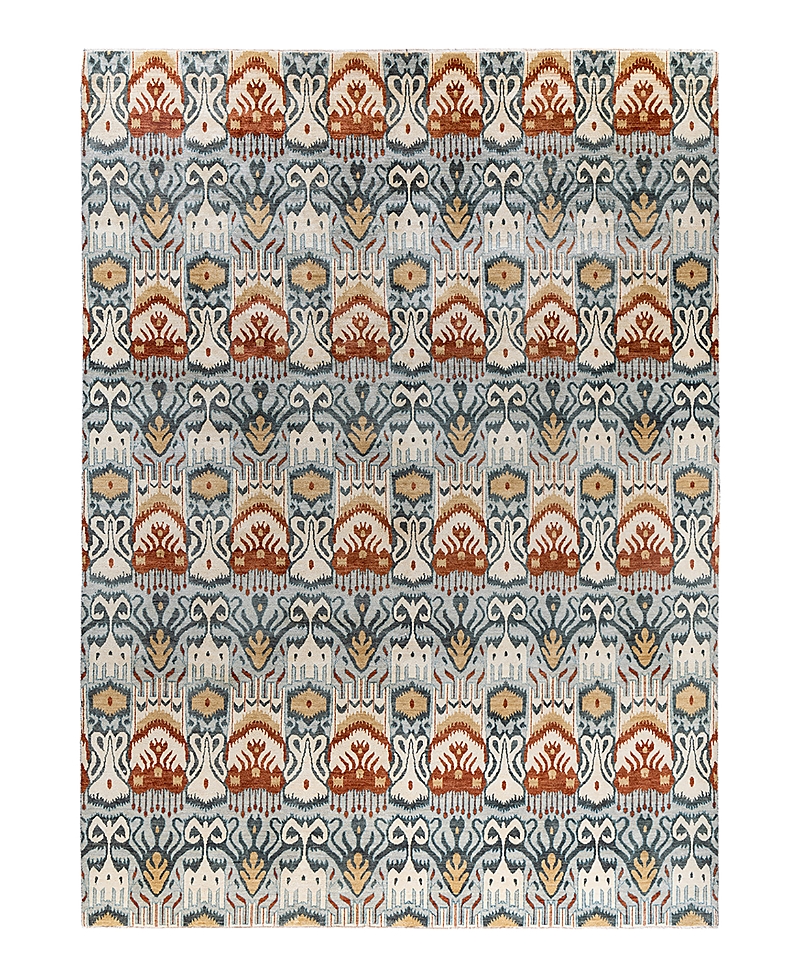 Bloomingdale's Indo Ikat M5999 Area Rug, 9'1 X 12'3 In Gray