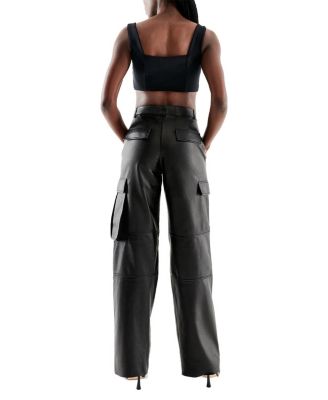 Cole Upcycled Leather Cargo Pants
