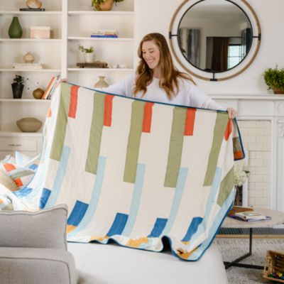Stamp Quilt Throw