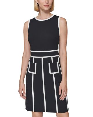 KARL LAGERFELD PARIS - Scuba Sheath Dress