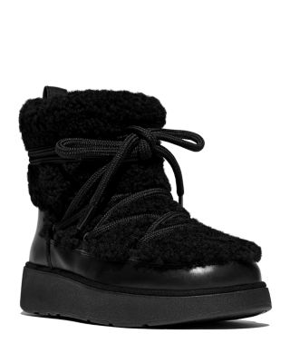 FitFlop - Women's Gen-FF x ROKSANDA Curly Shearling Ankle Boots