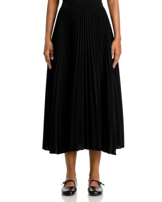 Pleated Midi Skirt