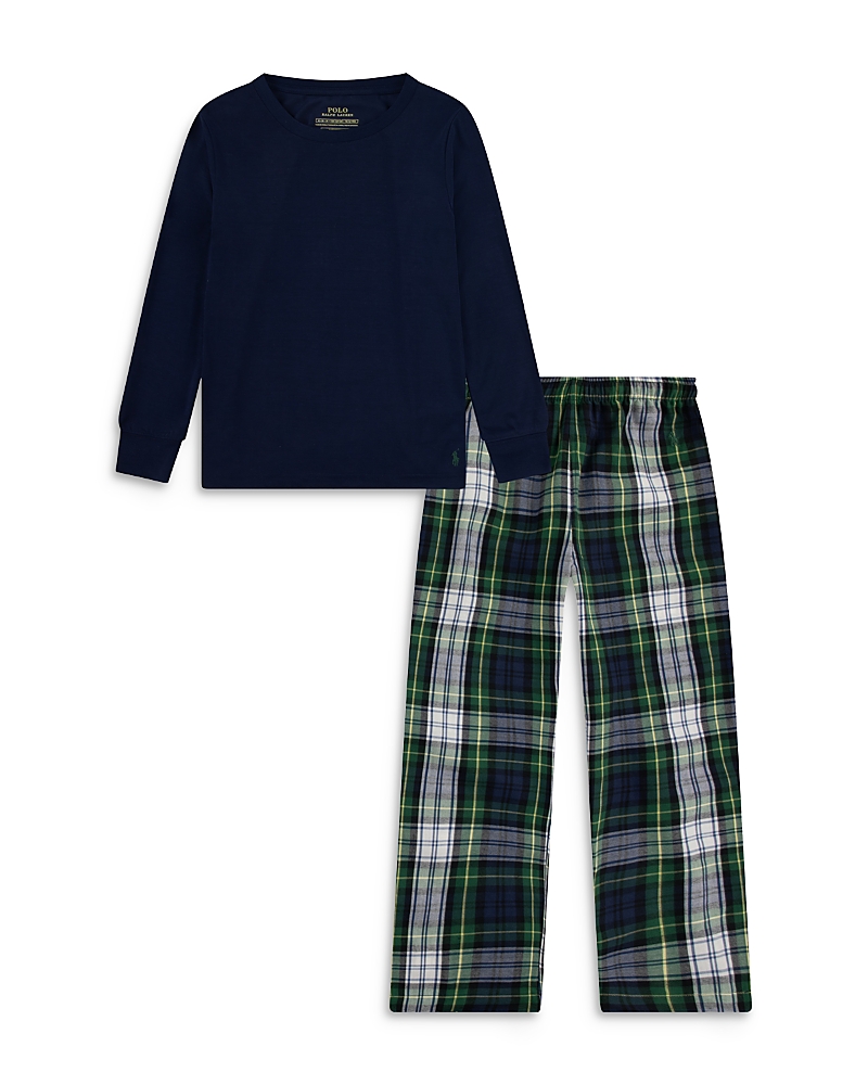 Polo Ralph Lauren Boys' Polo Ralph Lauren Long Sleeve Tee and Woven Pants Set - Little Kid
