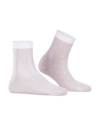 Sheer Dot Ankle Socks