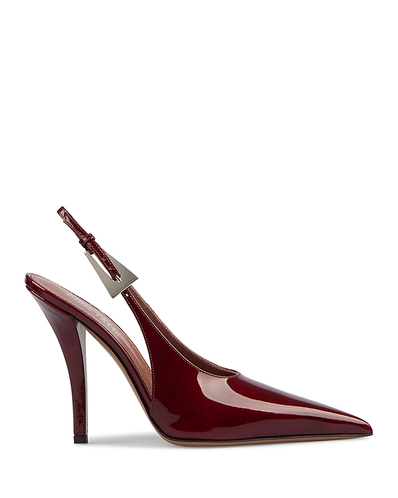 Paris Texas Jessica 105 Patent Leather Slingback Pumps In Red