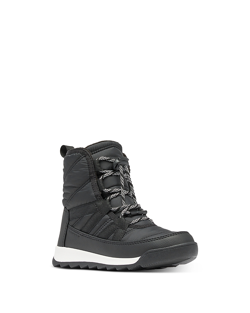 Sorel Unisex Whitney Ii Plus Waterproof Boots - Toddler, Little Kid, Big Kid In Black/sea