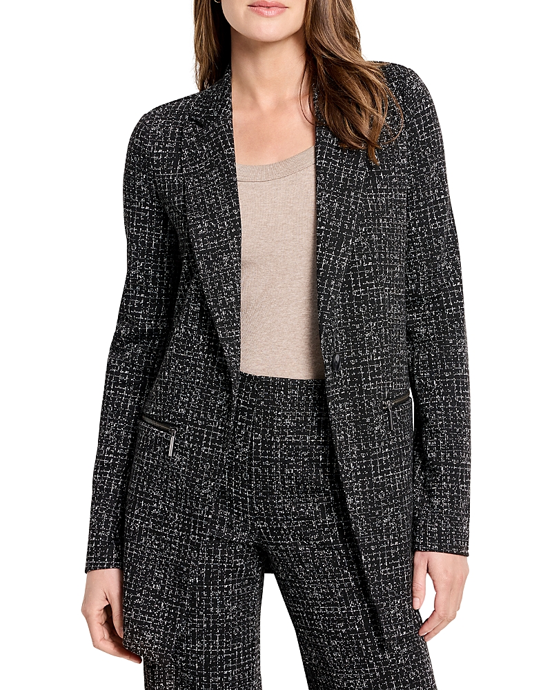 NIC + ZOE NIC+ZOE DOTTY GRID ZIP JACKET