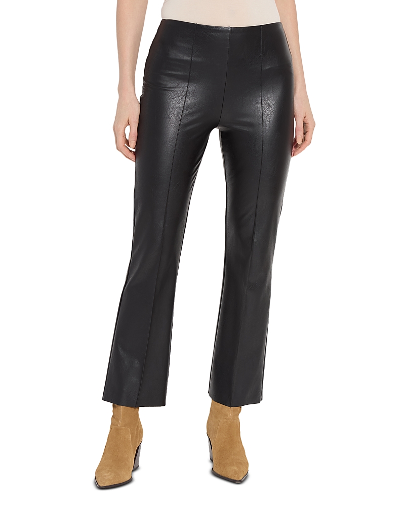 Lyssé Ankle Elysse Vegan Leather Pants In Black