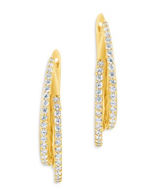 Kyle Two Row Hoop Earrings