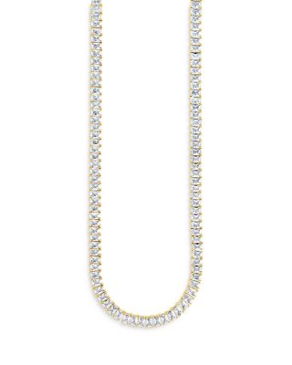 Sterling Forever Marisol Tennis Necklace, 20