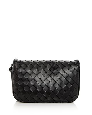 Intrecciato Leather Shoulder Bag