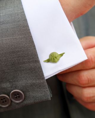 3D Yoda Cufflinks 