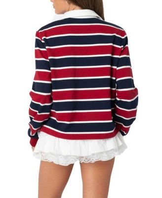 Hanna Striped Collared Shirt