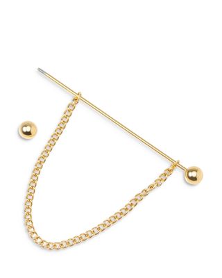 Stainless Steel Gold Chain Collar Bar