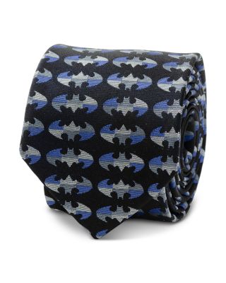 Batman Blue Blocked Silk Tie