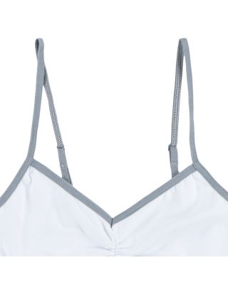 Girls' Cotton Stretch Jersey Bralettes, Pack of 2 - Big Kid