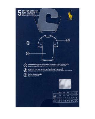 Boys' Crewneck Undershirts, 5 Pack - Big Kid