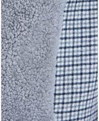 Mixed-Media Shearling Vest