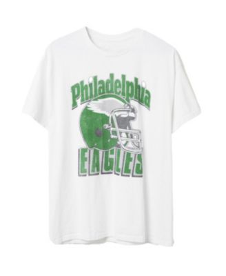 Unisex NFL Philadelphia Eagles Throwback Helmet Flea Market Tee
