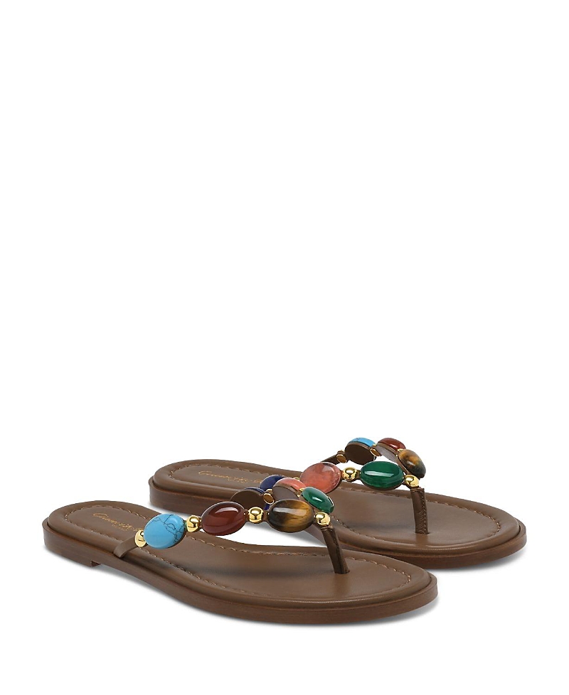Gianvito Rossi Women's Shanti Thong 05 Flats