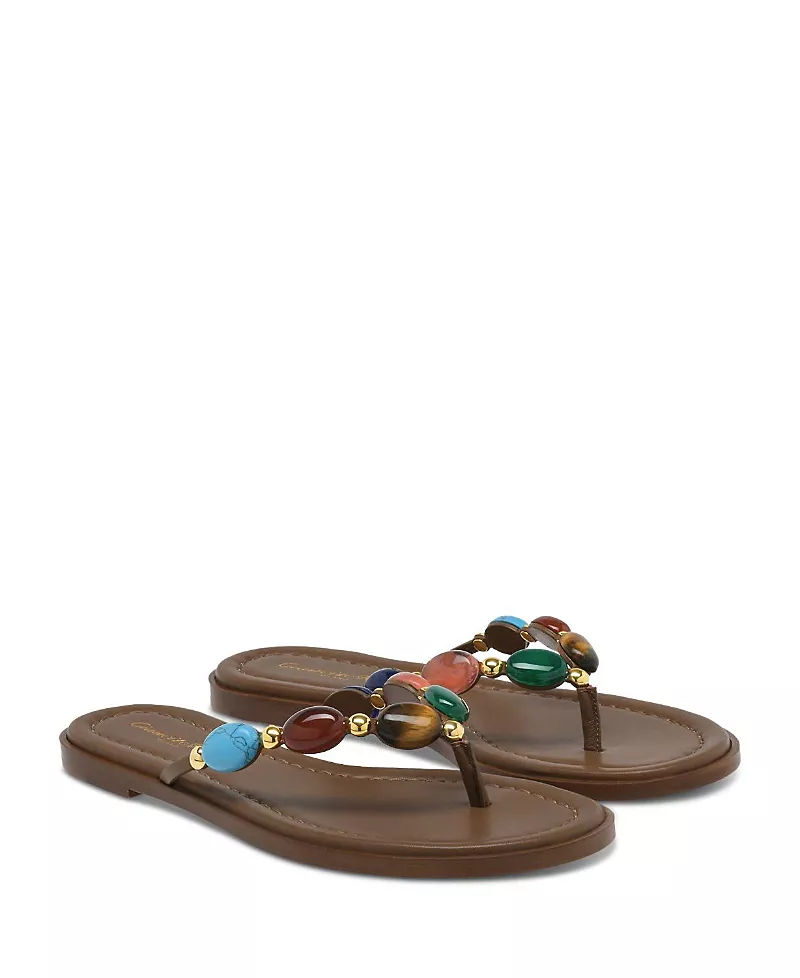 Gianvito Rossi Women's Shanti Thong 05 Flats
