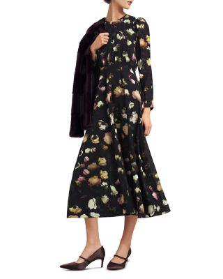 Windermere Printed Silk Blend Dress